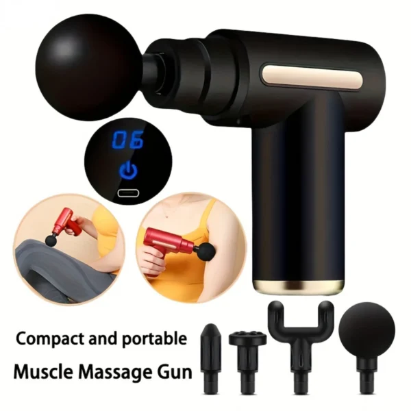 Massagepistol med högt vridmoment – portabel djupvävnadsterapi