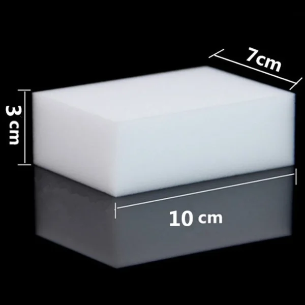 Vit melaminsvamp 100x70x30 mm – effektiv rengöring för hem och kontor - Bild 6