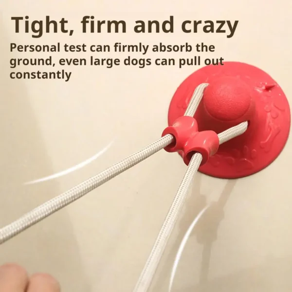Dog Rope Toy Teeth Dog Toy Suction Cup Dog Chew Toy for Small Dogs Rope Ball Puzzle Tug of War Teeth Molar Bite for Pets - Bild 5